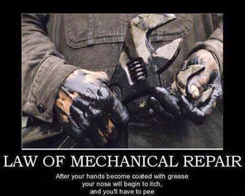 Law of mechanical repair